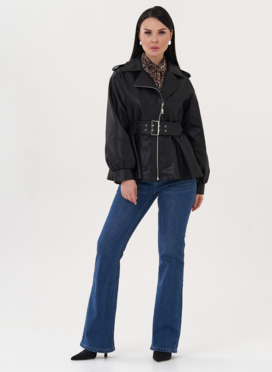 Куртка-косуха с резинкой по талии