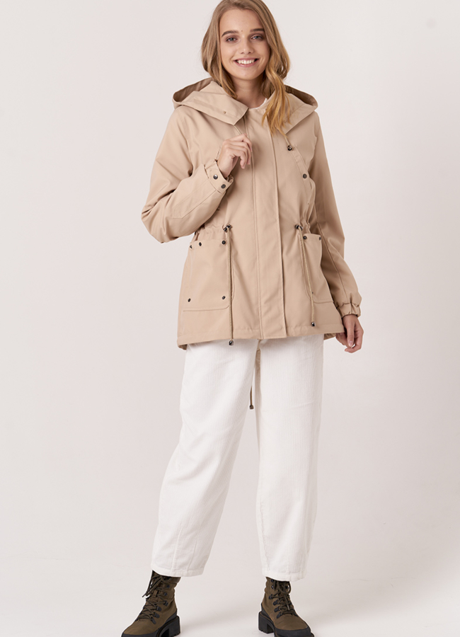 Парка женская с меховыми карманами модель № 17723 универмаг малина