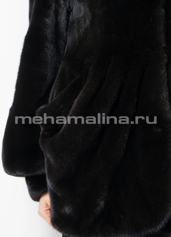 Норковая шуба модель № S-656 универмаг малина