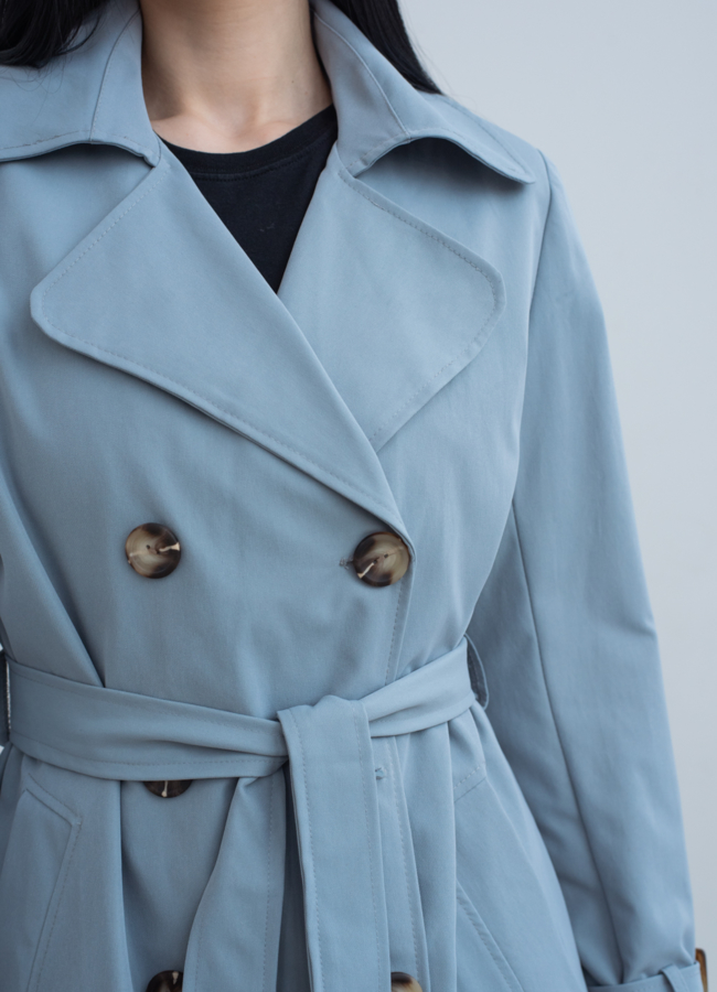 Тренч женский с английским воротником  модель № 22850 универмаг малина