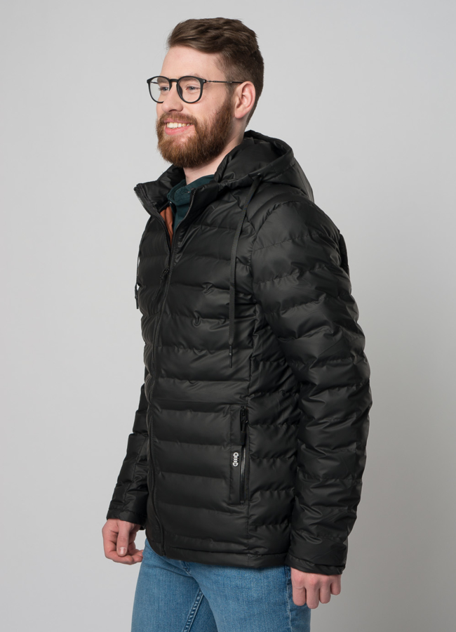 Мужская куртка со съемным капюшоном модель № EM22-39 в рассрочку