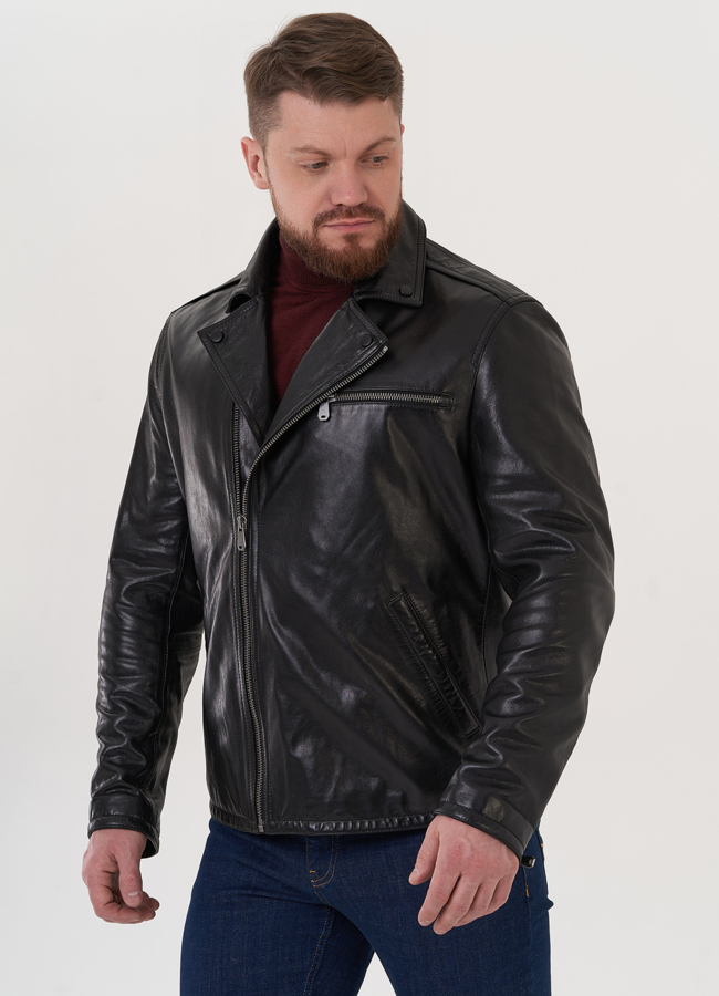 Мужская кожаная куртка  Мужская кожаная куртка