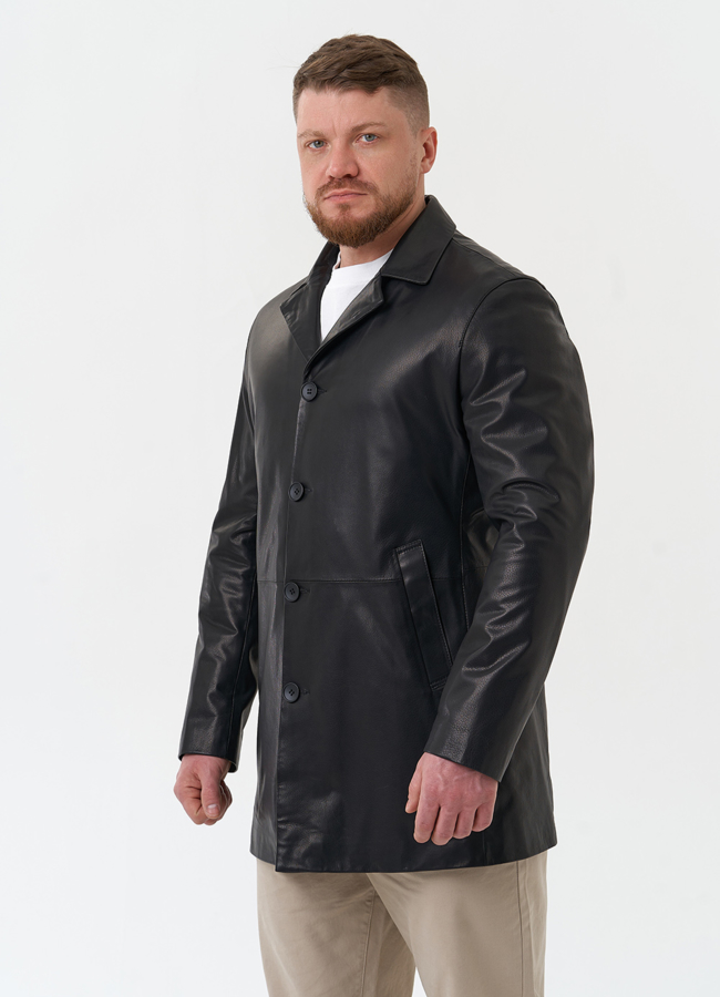 Мужской пиджак из натуральной кожи модель № 30060 универмаг малина Мужской пиджак из натуральной кожи модель № 30060 универмаг малина