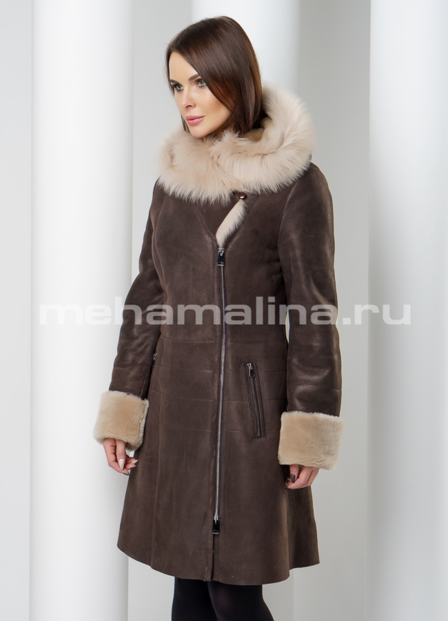 Дубленка  модель № D-189 универмаг малина