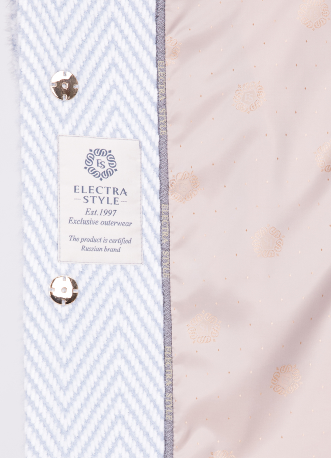 Женское полупальто Electra Style модель № 22216 универмаг малина