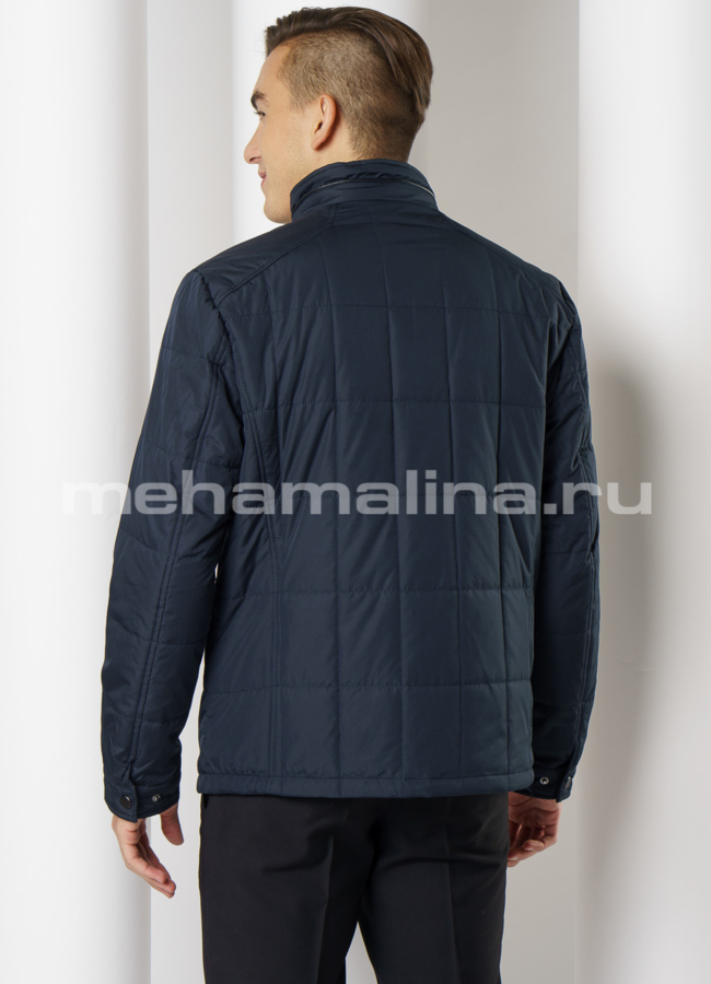 Мужская куртка с воротником стойка, на молнии модель № 1810 в кредит