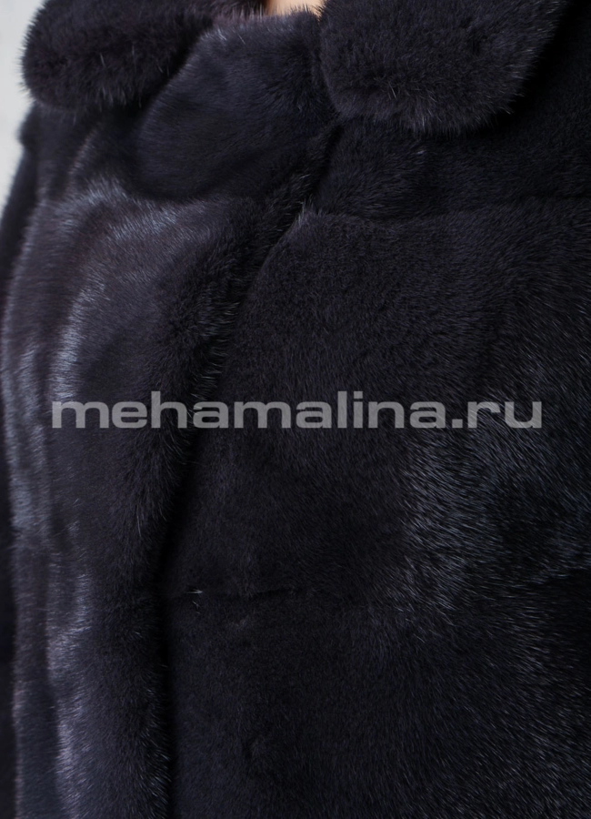 Шуба из меха норки модель № S-563 универмаг малина