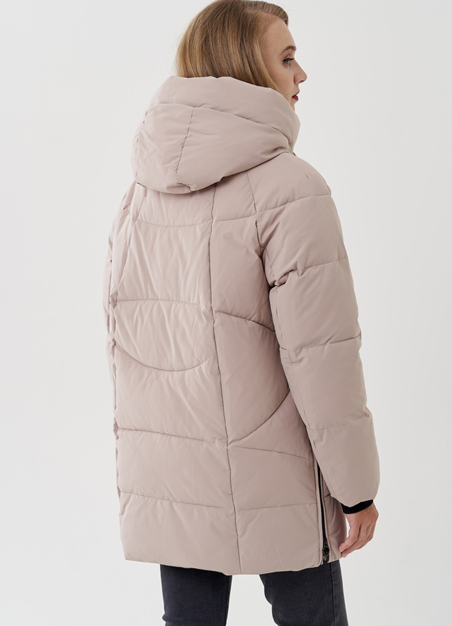 Женское полупальто пуховик модель № 81348 в кредит