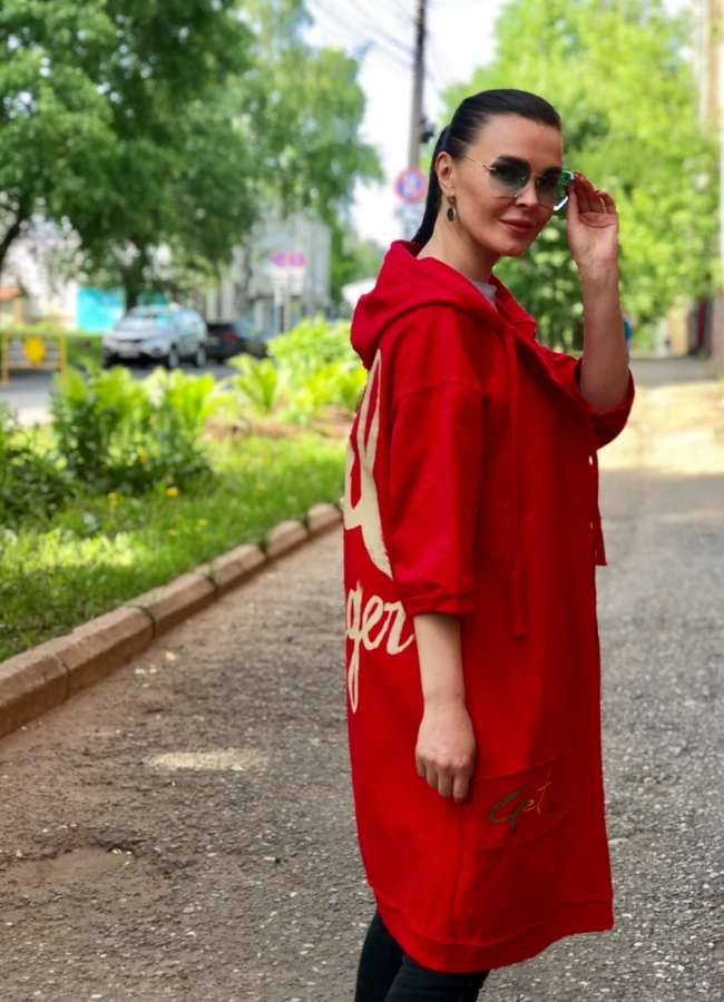 Плащ женский с капюшоном модель № 88006 в рассрочку