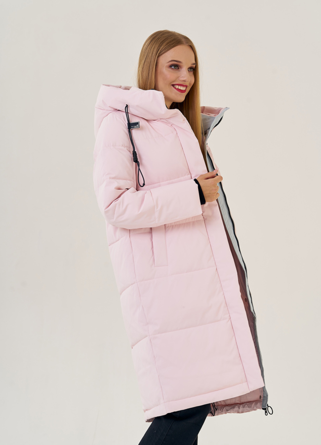 Женский пуховик с капюшоном  модель № 23316 в рассрочку
