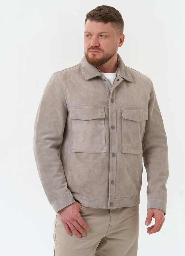 Мужская куртка из натуральной замши модель № 30064 универмаг малина Мужская куртка из натуральной замши модель № 30064 универмаг малина