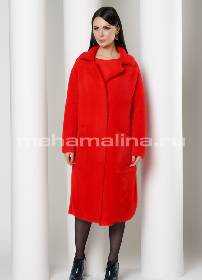 фото Пальто с английским воротником на кнопках  модель № 231