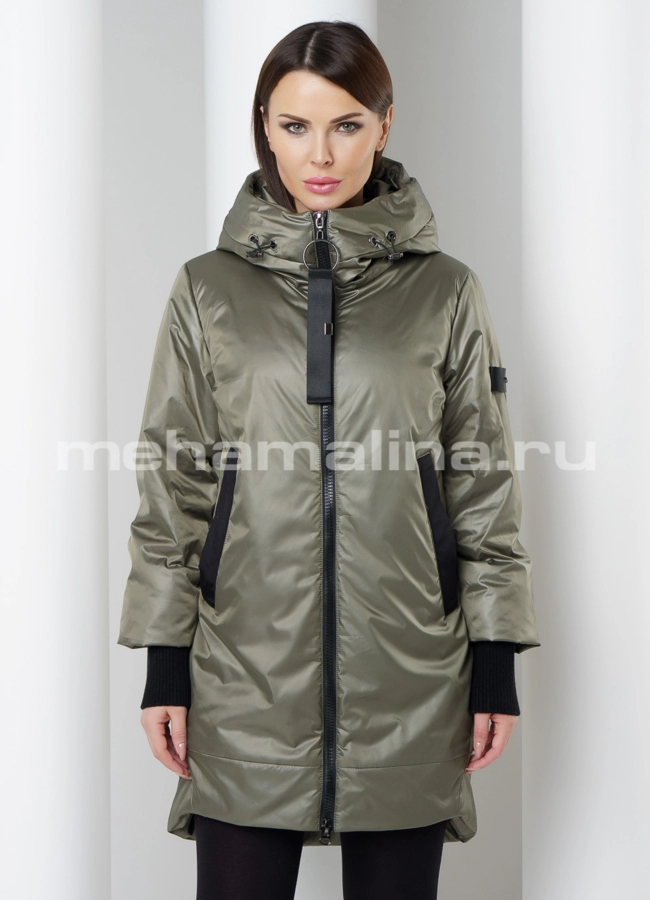 Куртка  модель № PK-61 меха малина