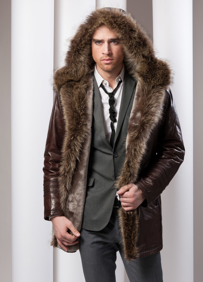 Дубленка мужская модель № DM-13 в кредит