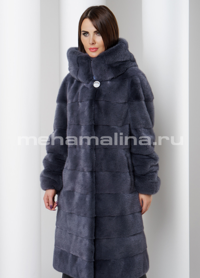 фото Шуба из скандинавской норки модель № S-508