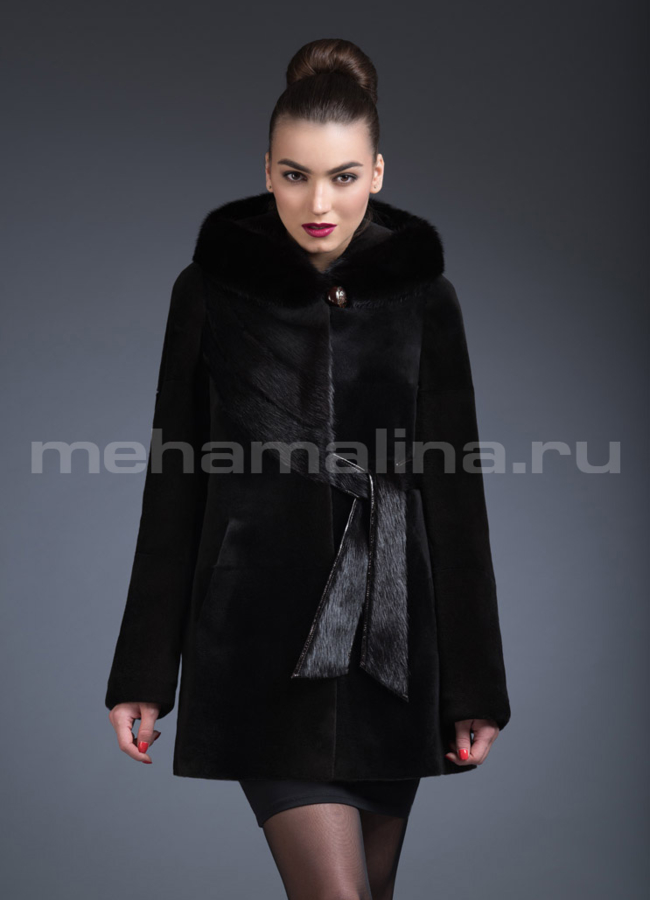 Шуба из нутрии 