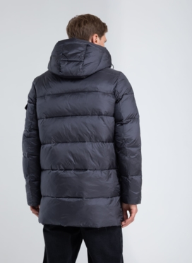 Пуховик мужской с капюшоном 