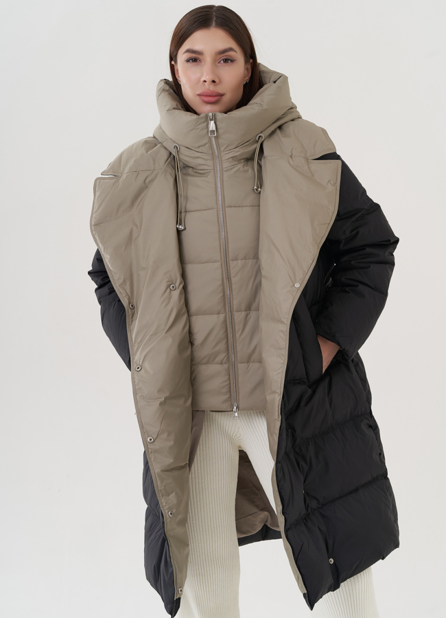 Женский пуховик модель № 25439 универмаг малина