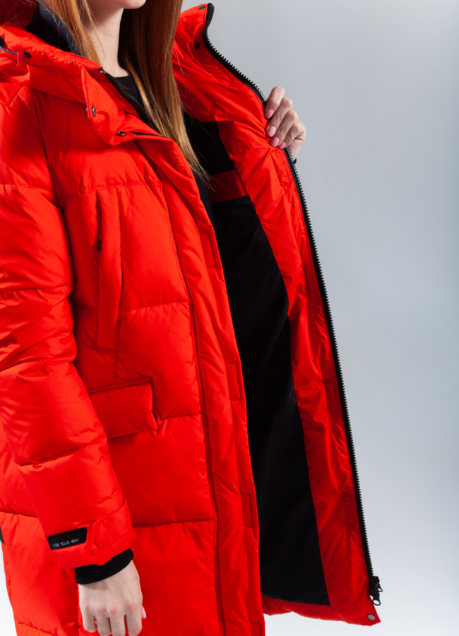 Пуховик женский модель № 312 универмаг малина