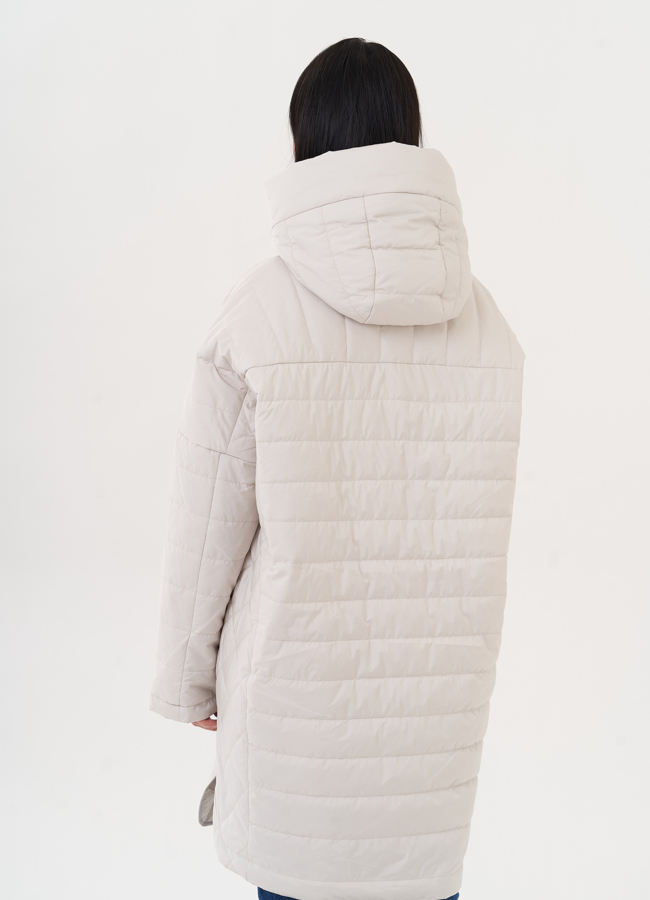 Пуховик с капюшоном модель № 26976 универмаг малина