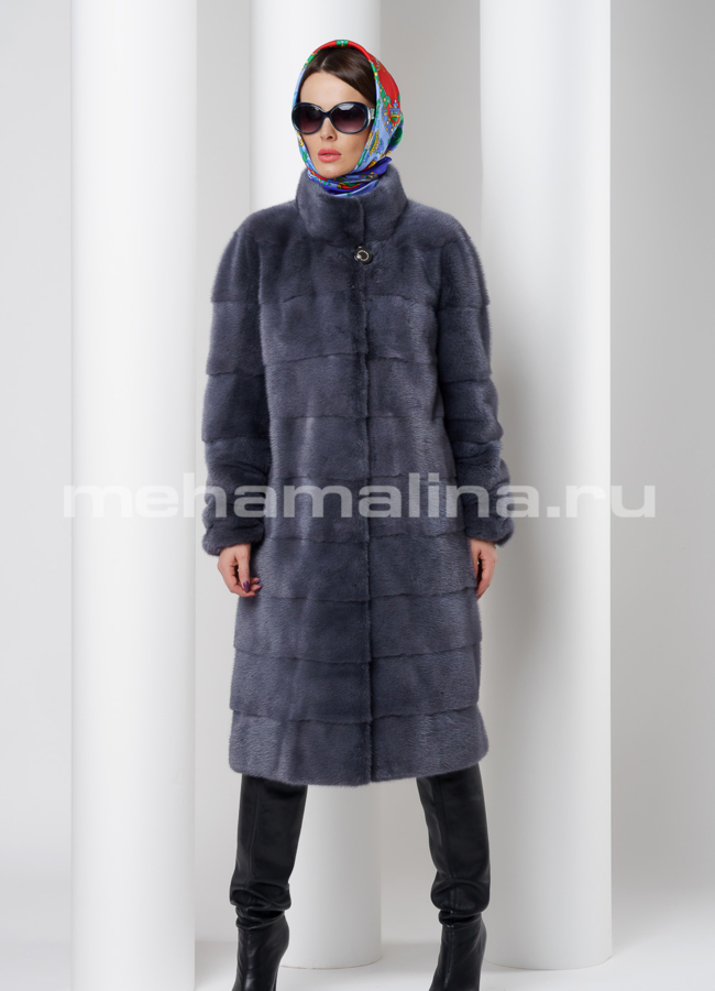 Шуба из скандинавской норки  модель № S-511 универмаг малина