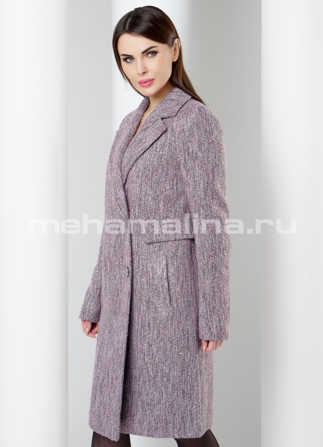 Пальто с английским воротником модель № BP-157 универмаг малина