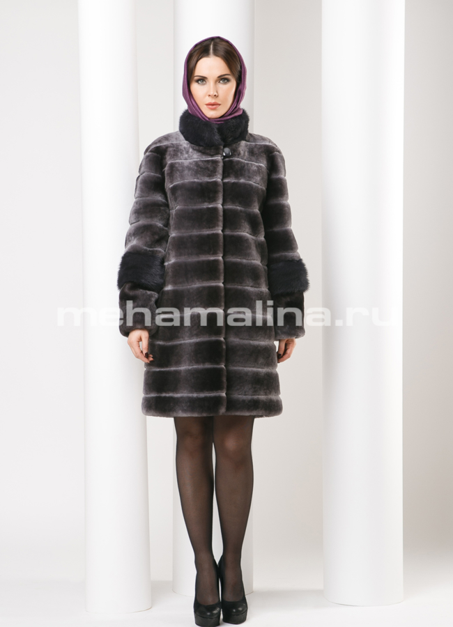 Шуба мутон модель № S-489 в рассрочку