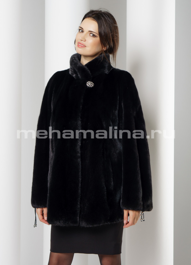 Норковая шуба модель № S-654 универмаг малина