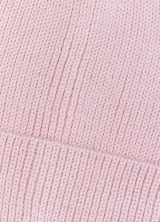 Шапка женская светло-розовая модель № 21756 в рассрочку