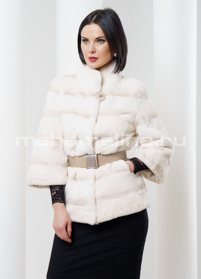 Шуба рекс, светлая модель № S-358 универмаг малина