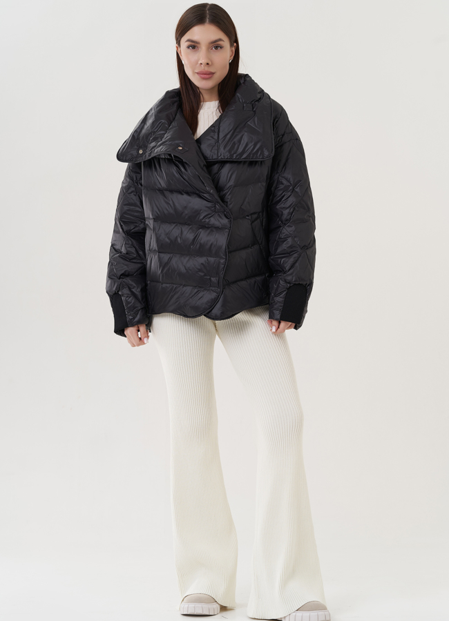 фото Пуховик женский оверсайз  модель № 25950