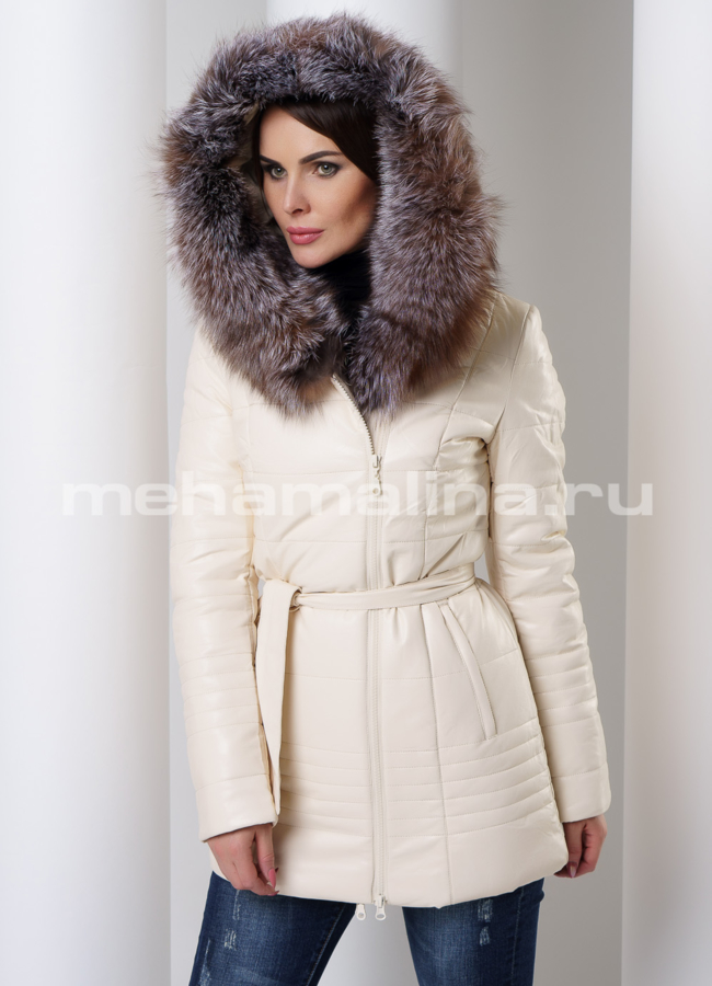 фото Куртка с натуральным мехом модель № 8108