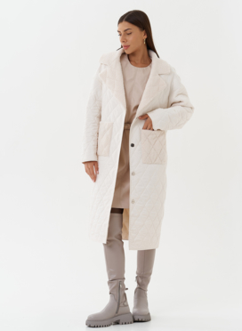 Двустороннее демисезонное пальто с экомехом