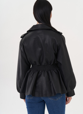 Куртка-косуха с резинкой по талии