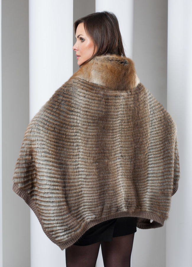 Манто из ондатры модель № B-6 в кредит