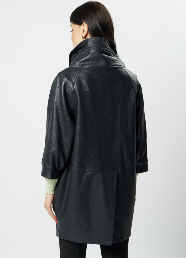 Плащ из натуральной кожи модель № 10746 в кредит