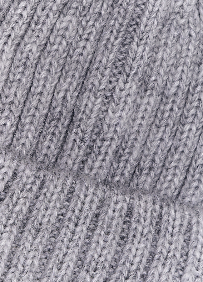 Шапка женская серого цвета модель № 21792 универмаг малина