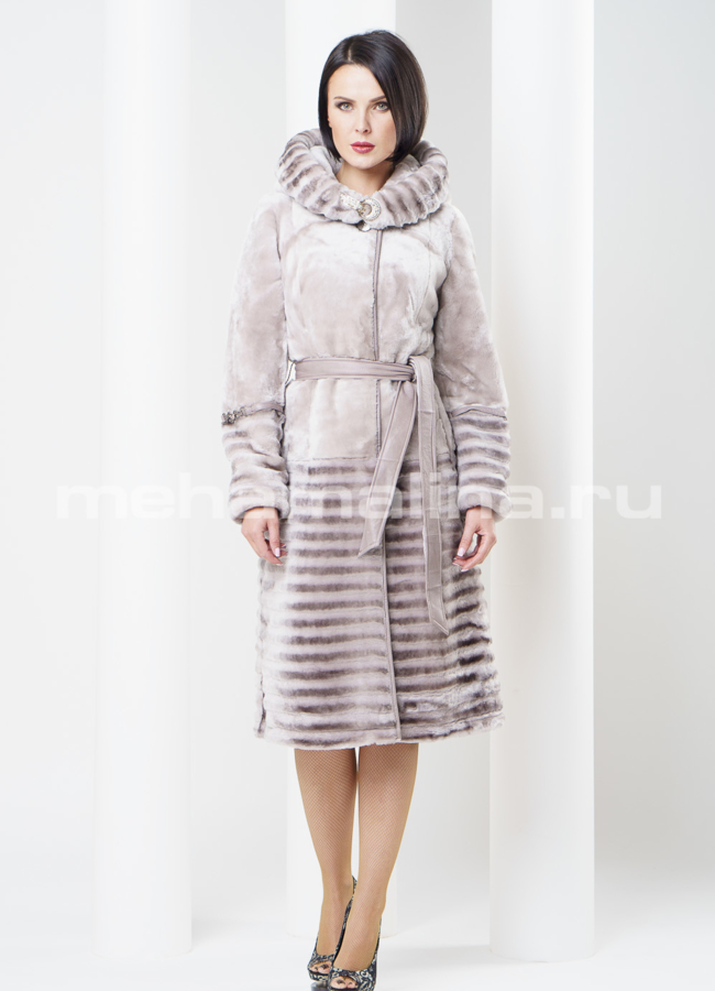 Шуба мутон, юбка 