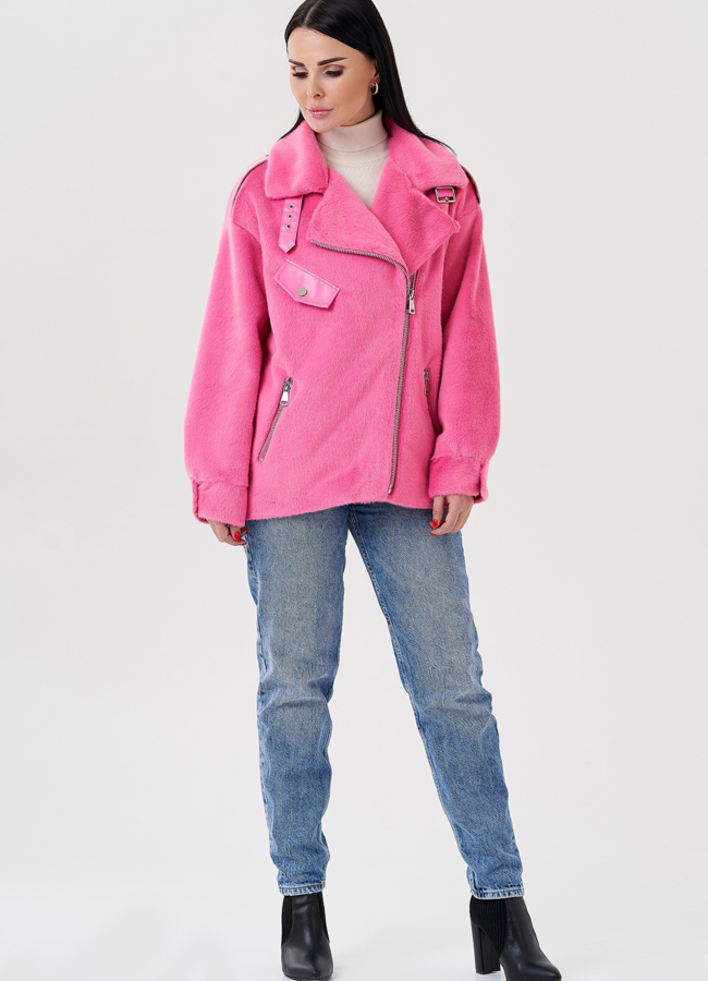 Женская куртка - косуха  модель № 24123 универмаг малина