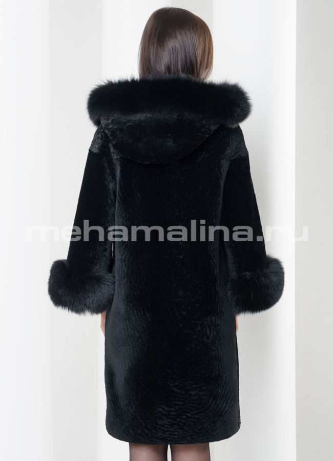 Шуба из мутона модель № S-424 в кредит