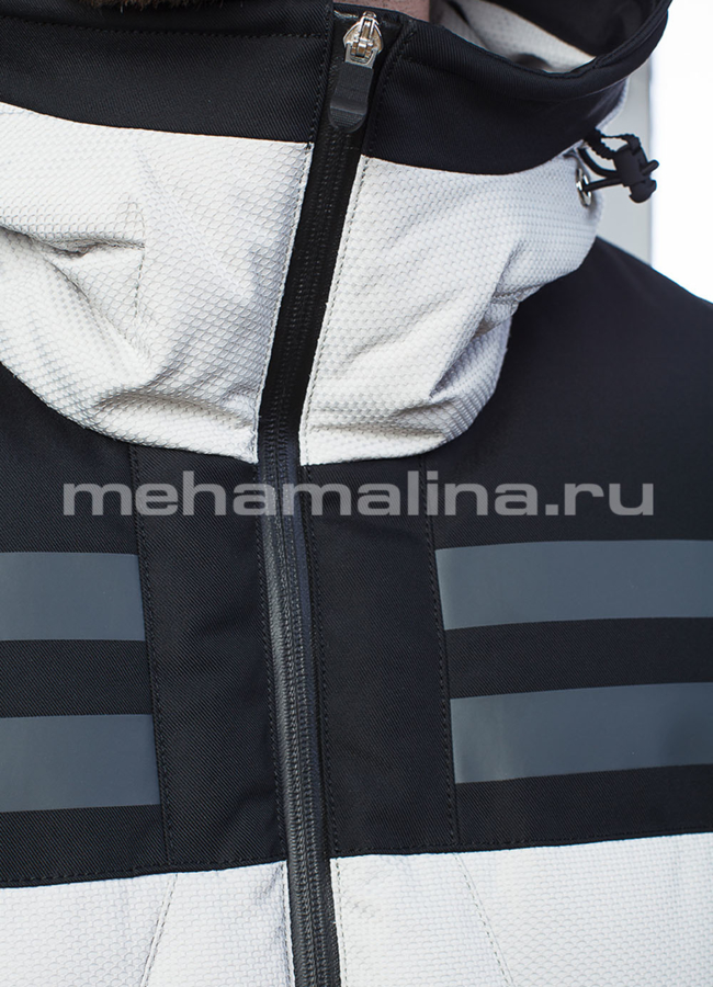 Пуховик мужской удлиненный модель № КМ-57  в рассрочку