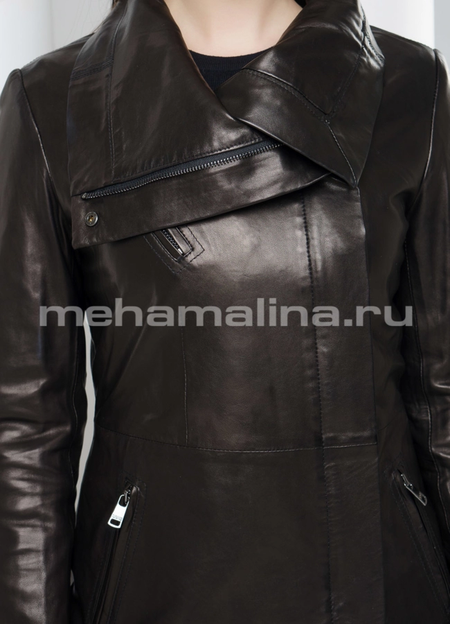Удлиненная куртка модель № K-414 универмаг малина