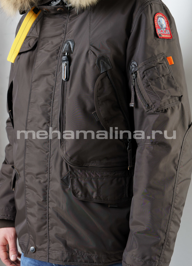 Пуховик мужской с капюшоном модель № KM-34 универмаг малина