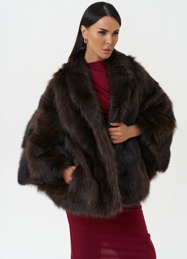 Женская шуба из меха канадского енота модель № 31086 универмаг малина Женская шуба из меха канадского енота модель № 31086 универмаг малина