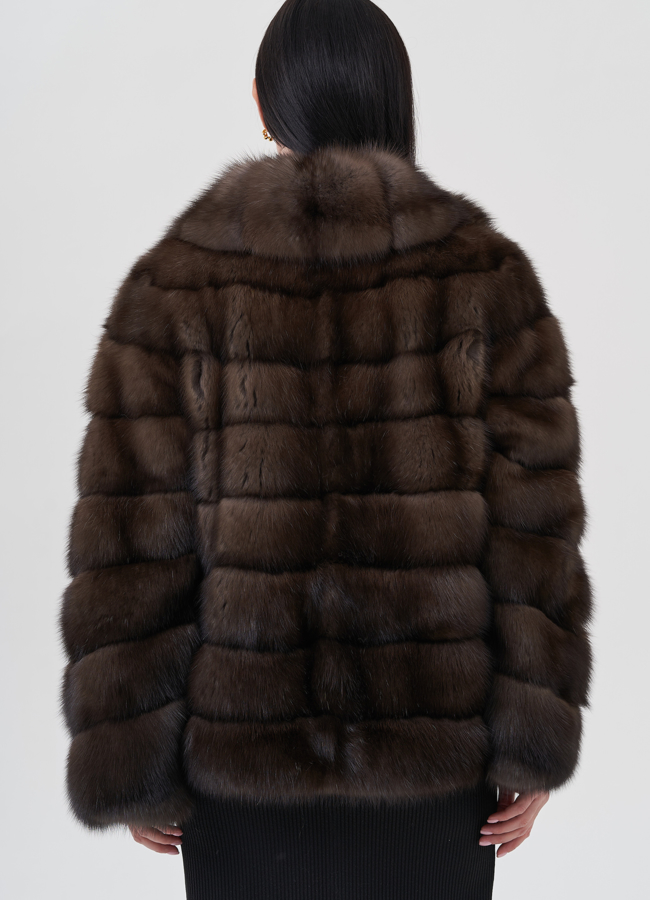 Шуба из соболя  модель № 24636 в кредит