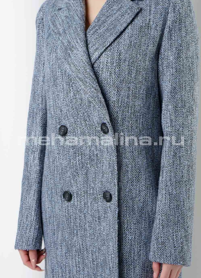 Двубортное пальто модель № BP-158 универмаг малина