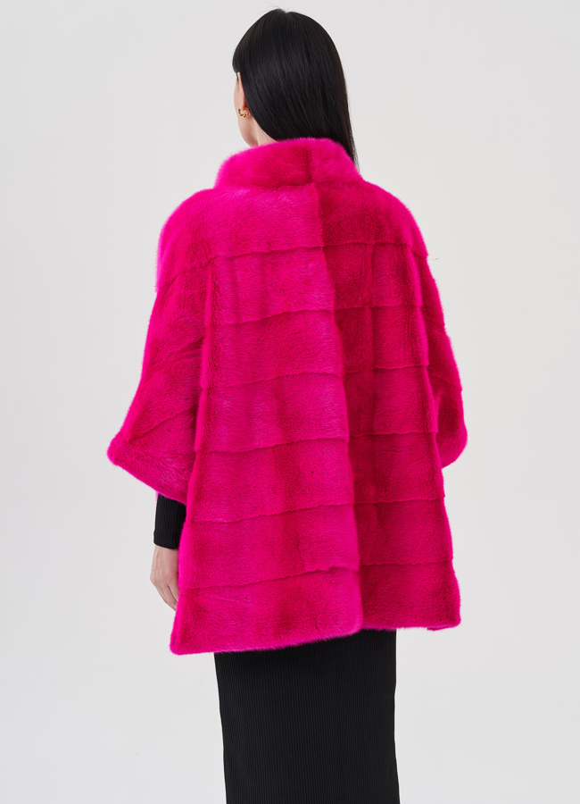 Короткая шуба из норки  модель № 24654 в кредит