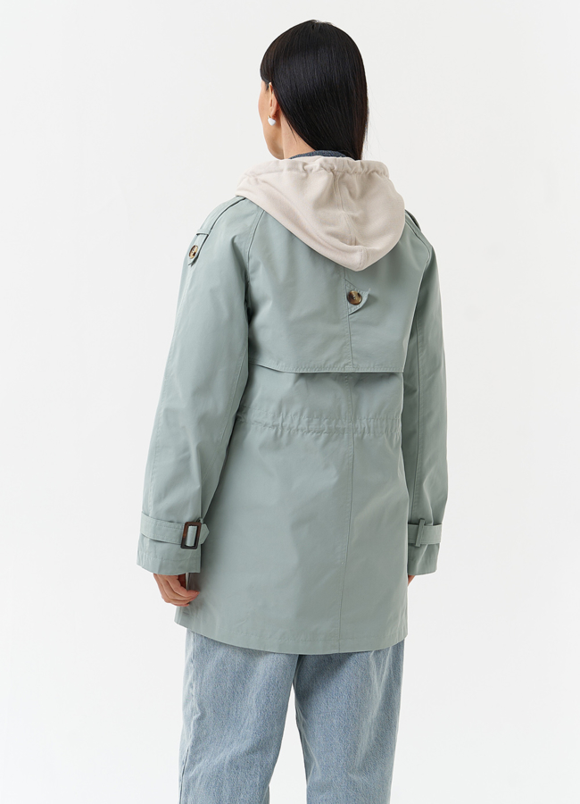 фото Ветровка женская со съемным капюшоном модель № 30270