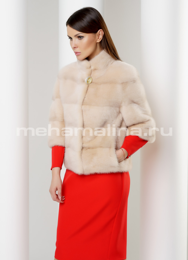 фото Шуба из норки автоледи модель № S-600