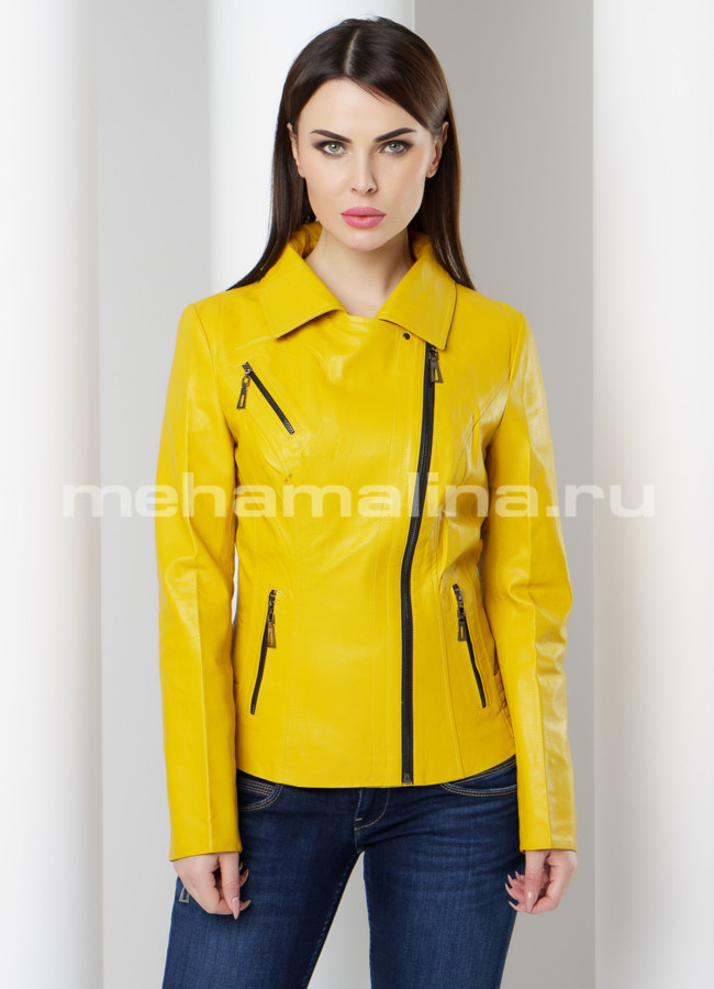 Эко кожа модель № K-428 меха малина